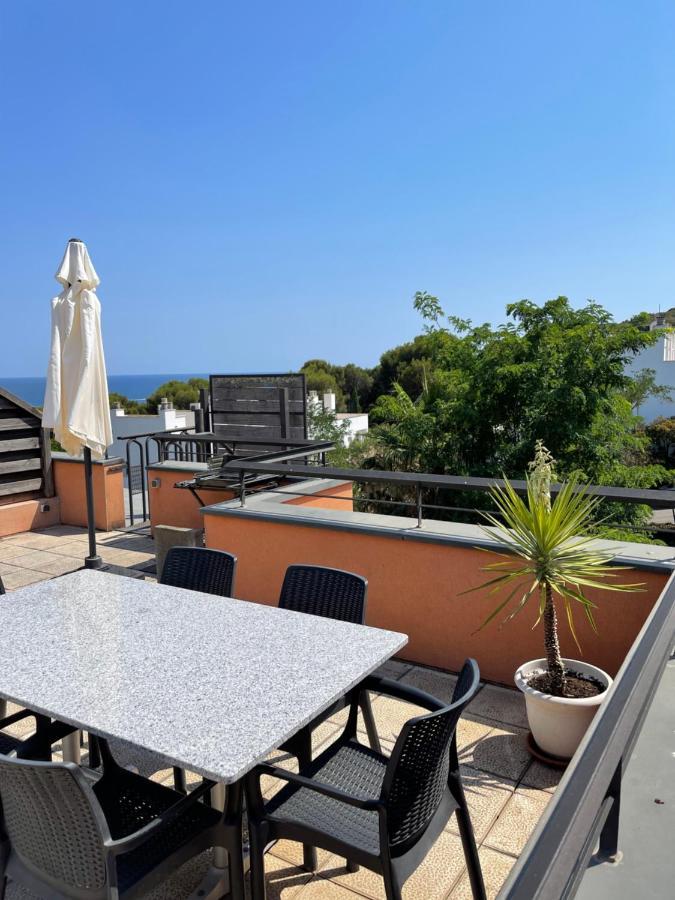 Sunny Apartment Sa Boadella Big Solarium Sea View Lloret de Mar Dış mekan fotoğraf