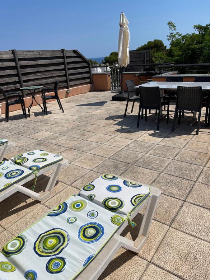 Sunny Apartment Sa Boadella Big Solarium Sea View Lloret de Mar Dış mekan fotoğraf